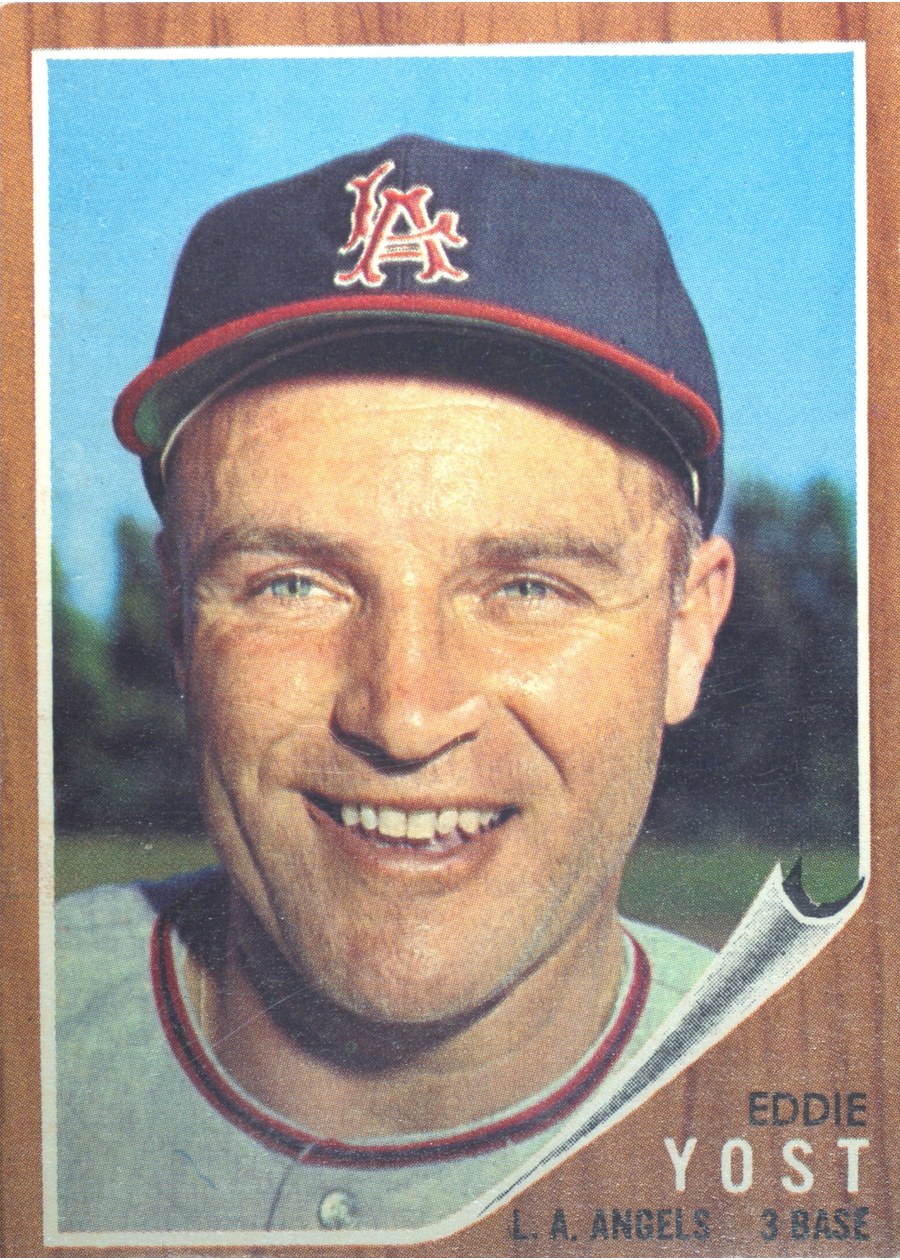1962 Topps #176 Eddie Yost, Los Angeles Angels