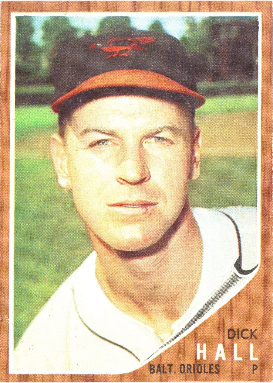 1962 Topps #189 Dick Hall, Baltimore Orioles