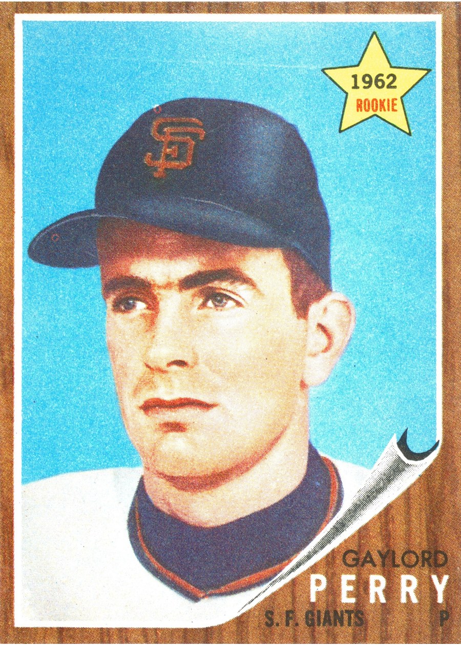 1962 Topps #199 Gaylord Perry, San Francisco Giants