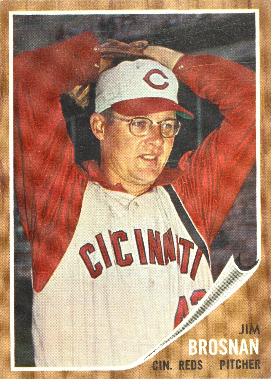 1962 Topps #2 Jim Brosnan, Cincinnati Reds