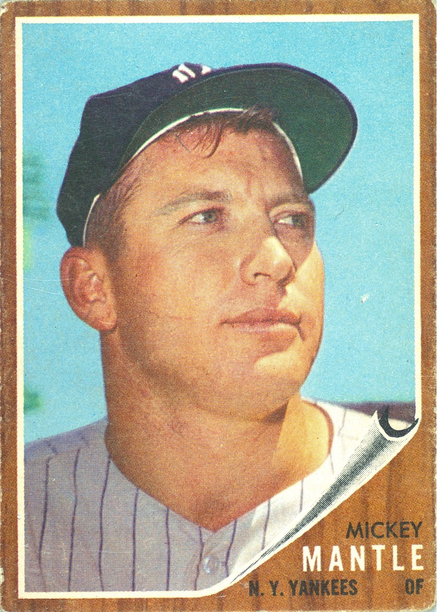 1962 Topps #200 Mickey Mantle, New York Yankees