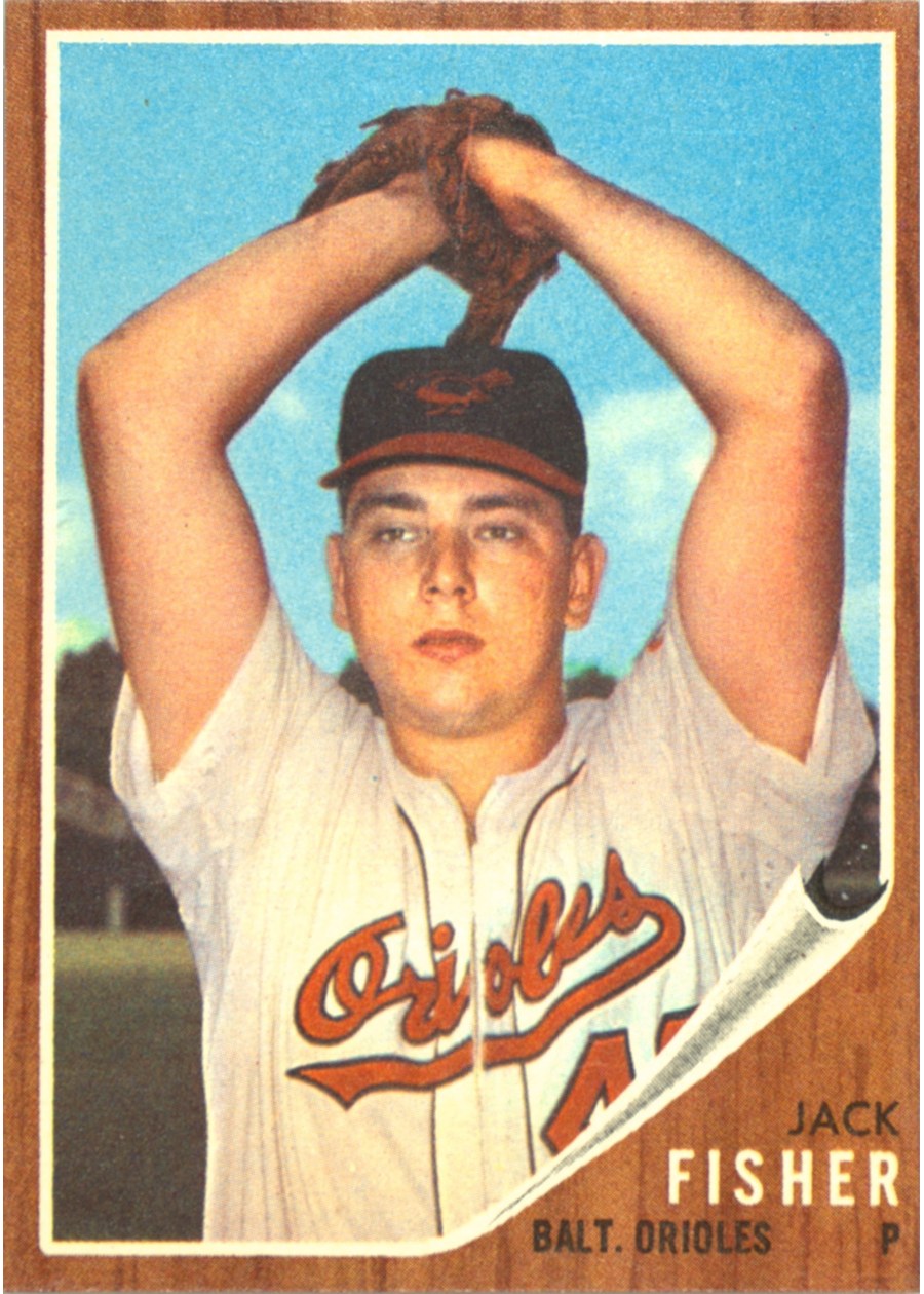 1962 Topps #203 Jack Fisher, Baltimore Orioles