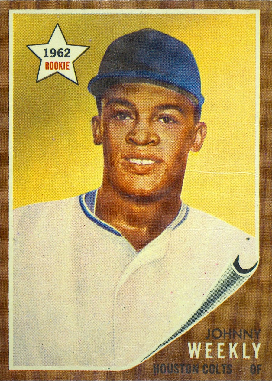 1962 Topps #204 Johnny Weekly, Houston Colt .45's