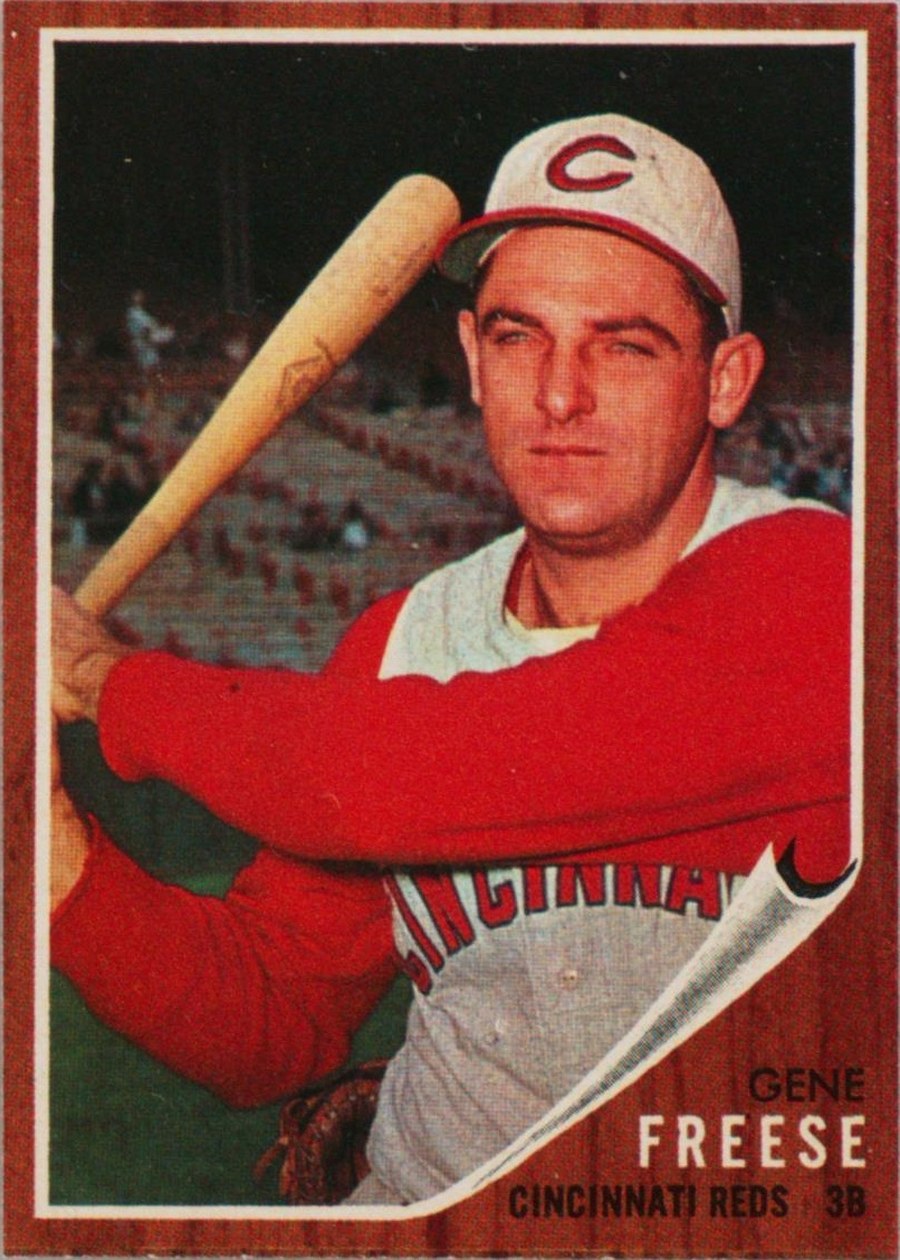 1962 Topps #205 Gene Freese, Cincinnati Reds