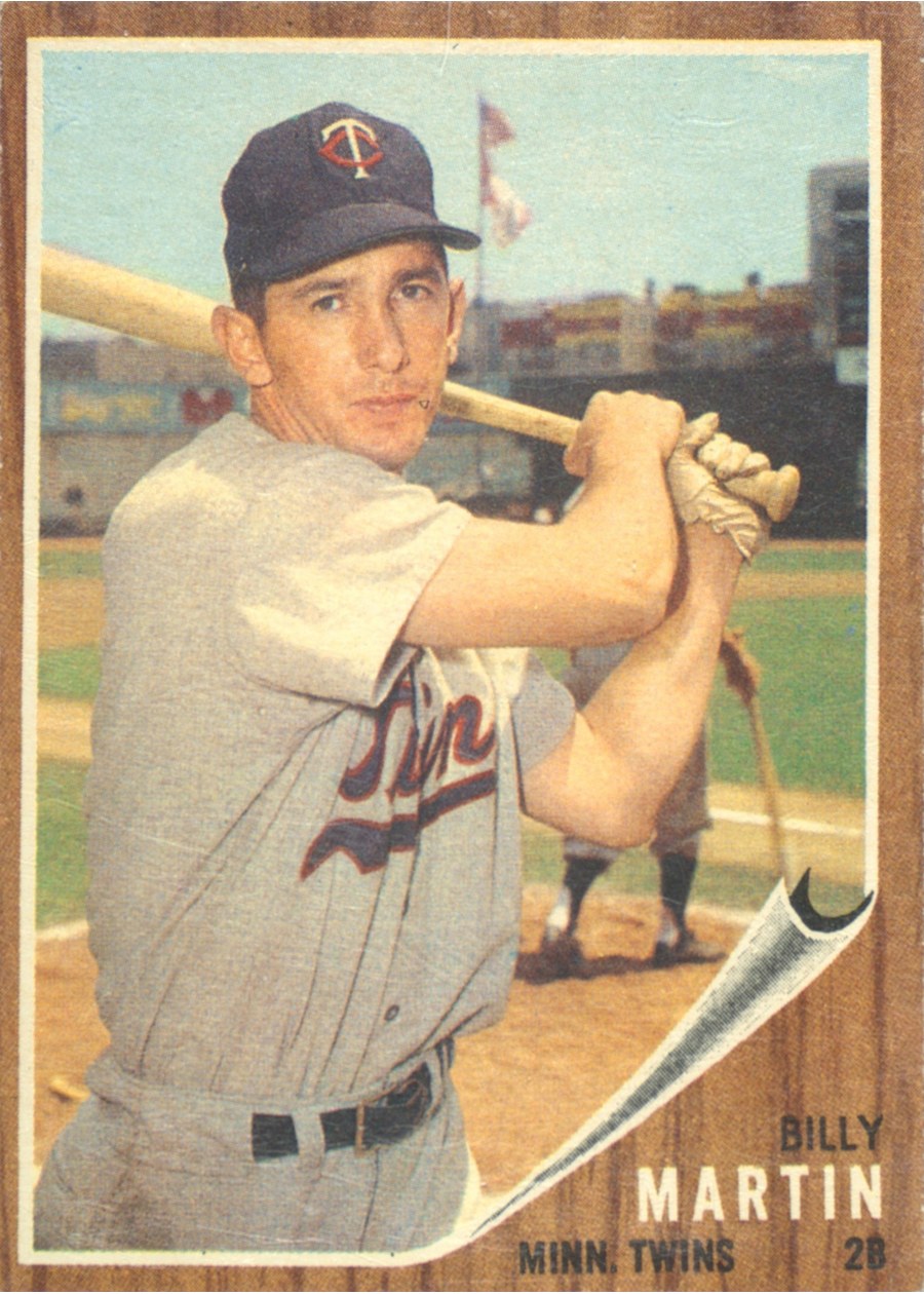 1962 Topps #208 Billy Martin, Minnesota Twins