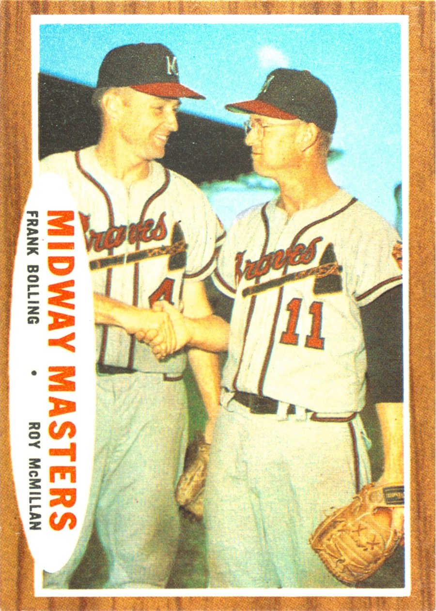 1962 Topps #211 Midway Masters, Milwaukee Braves