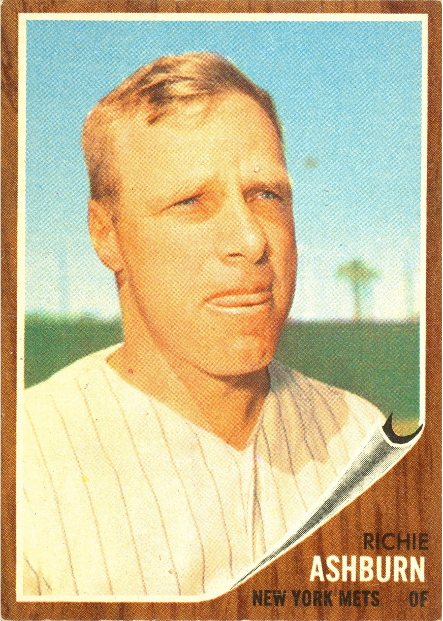 1962 Topps #213 Richie Ashburn, New York Mets