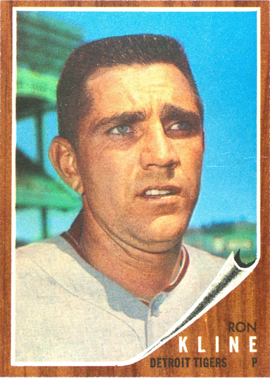 1962 Topps #216 Ron Kline, Detroit Tigers