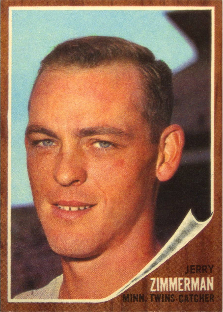 1962 Topps #222 Jerry Zimmerman, Minnesota Twins