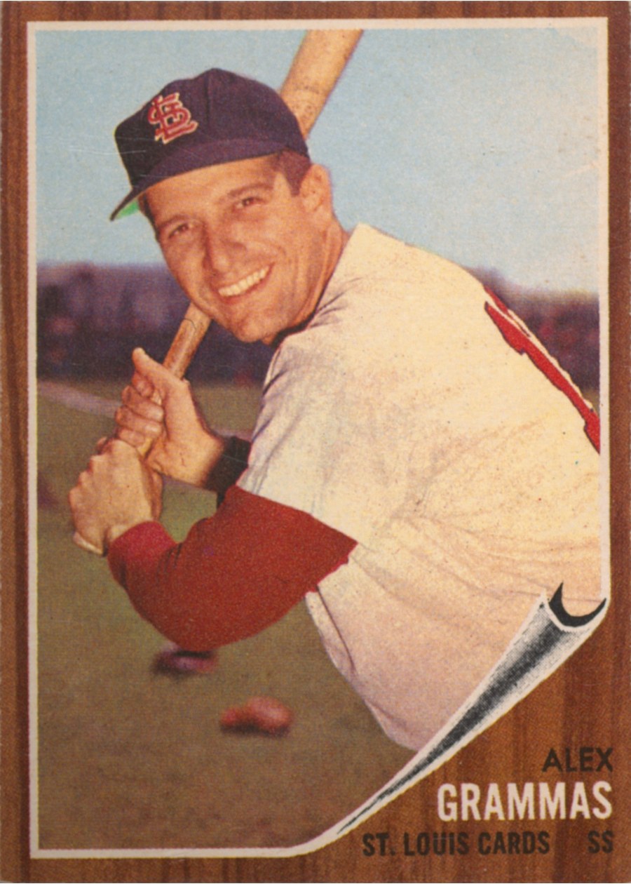 1962 Topps #223 Alex Grammas, St. Louis Cardinals