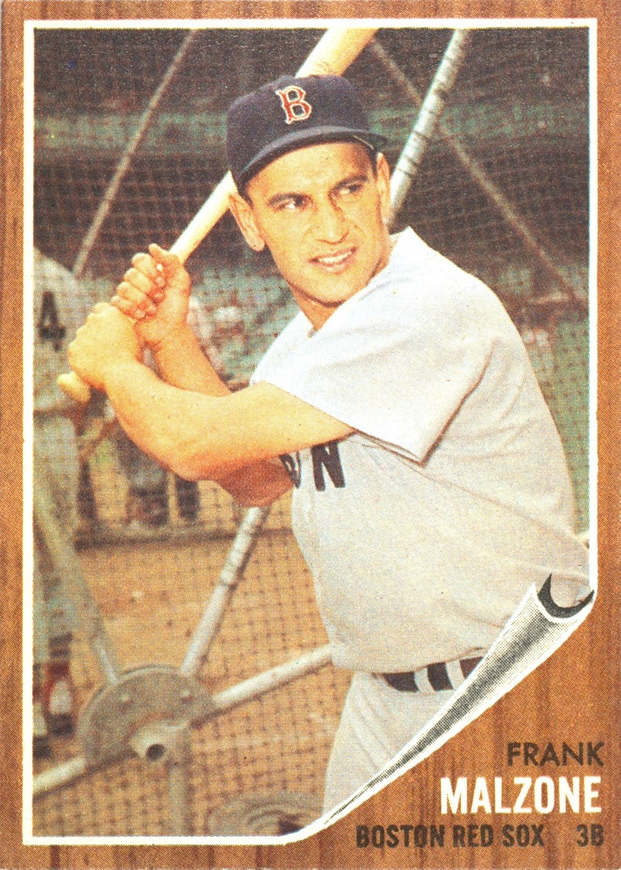 1962 Topps #225 Frank Malzone, Boston Red Sox
