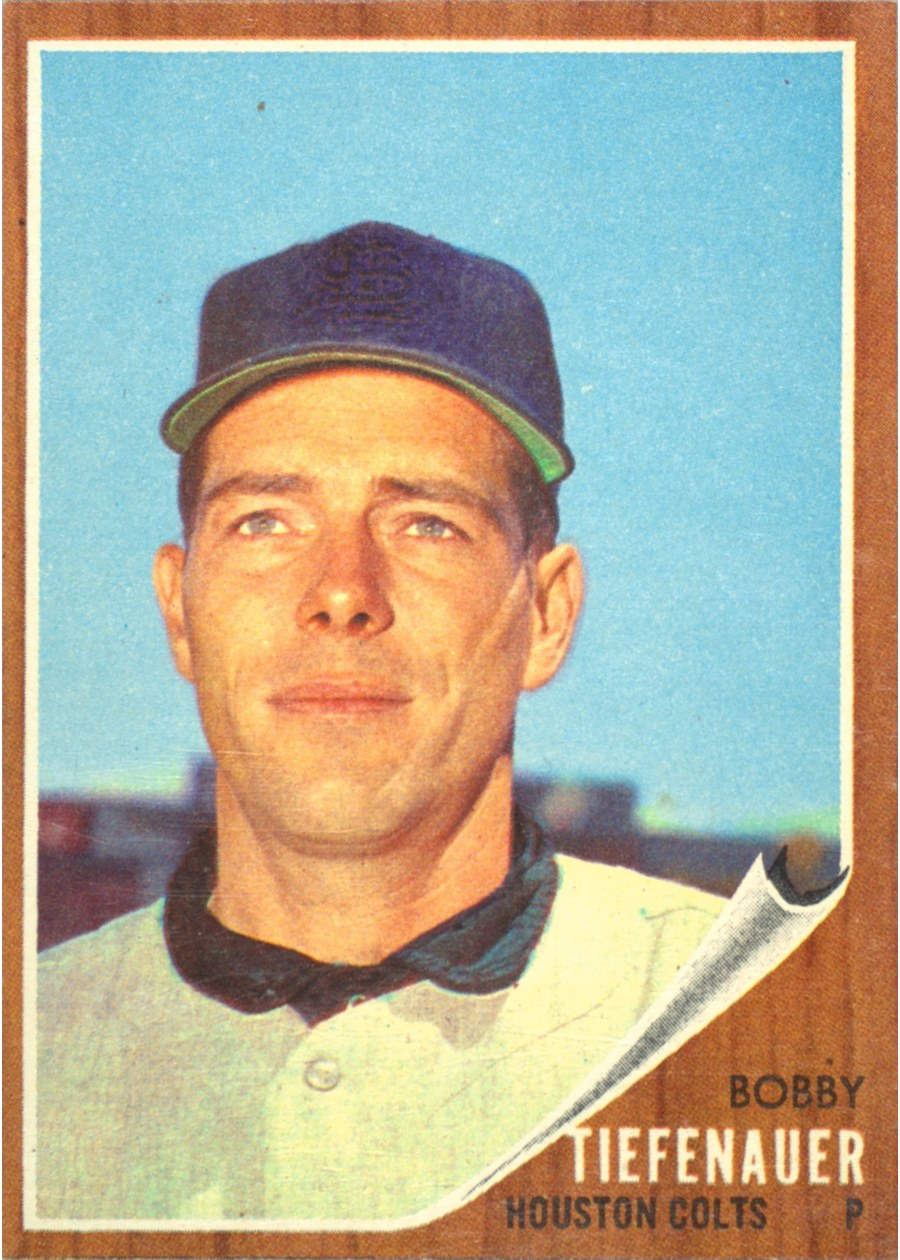 1962 Topps #227 Bobby Tiefenauer, Houston Colt .45's