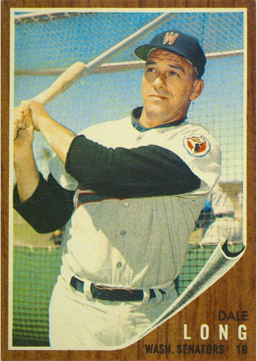 1962 Topps #228 Dale Long, Washington Senators