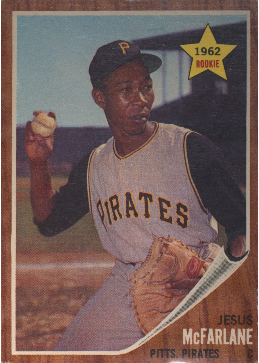 1962 Topps #229 Jesus McFarlane, Pittsburgh Pirates