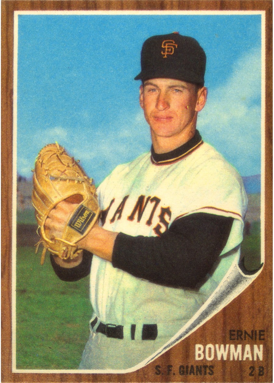 1962 Topps #231 Ernie Bowman, San Francisco Giants