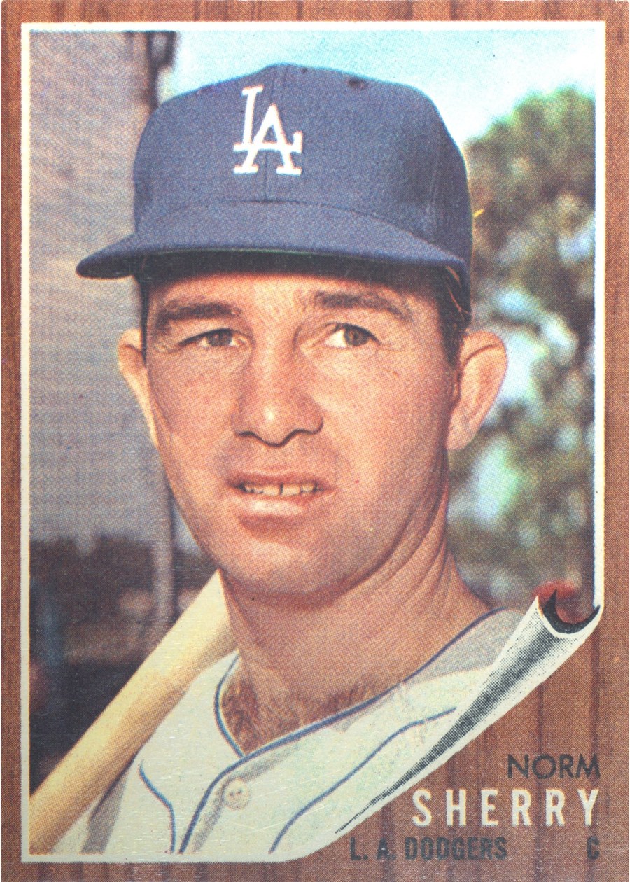 1962 Topps #238 Norm Sherry, Los Angeles Dodgers