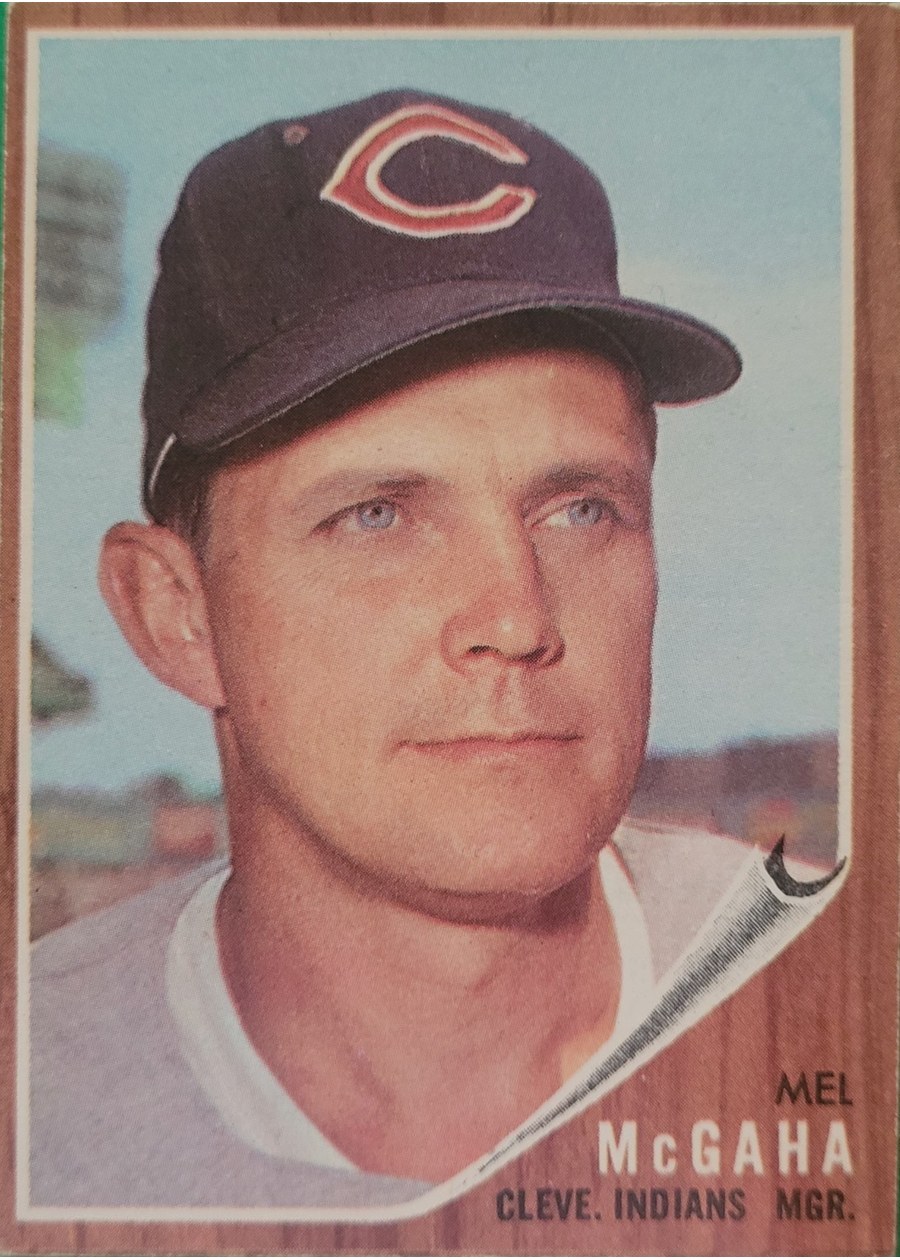 1962 Topps #242 Mel McGaha, Cleveland Indians