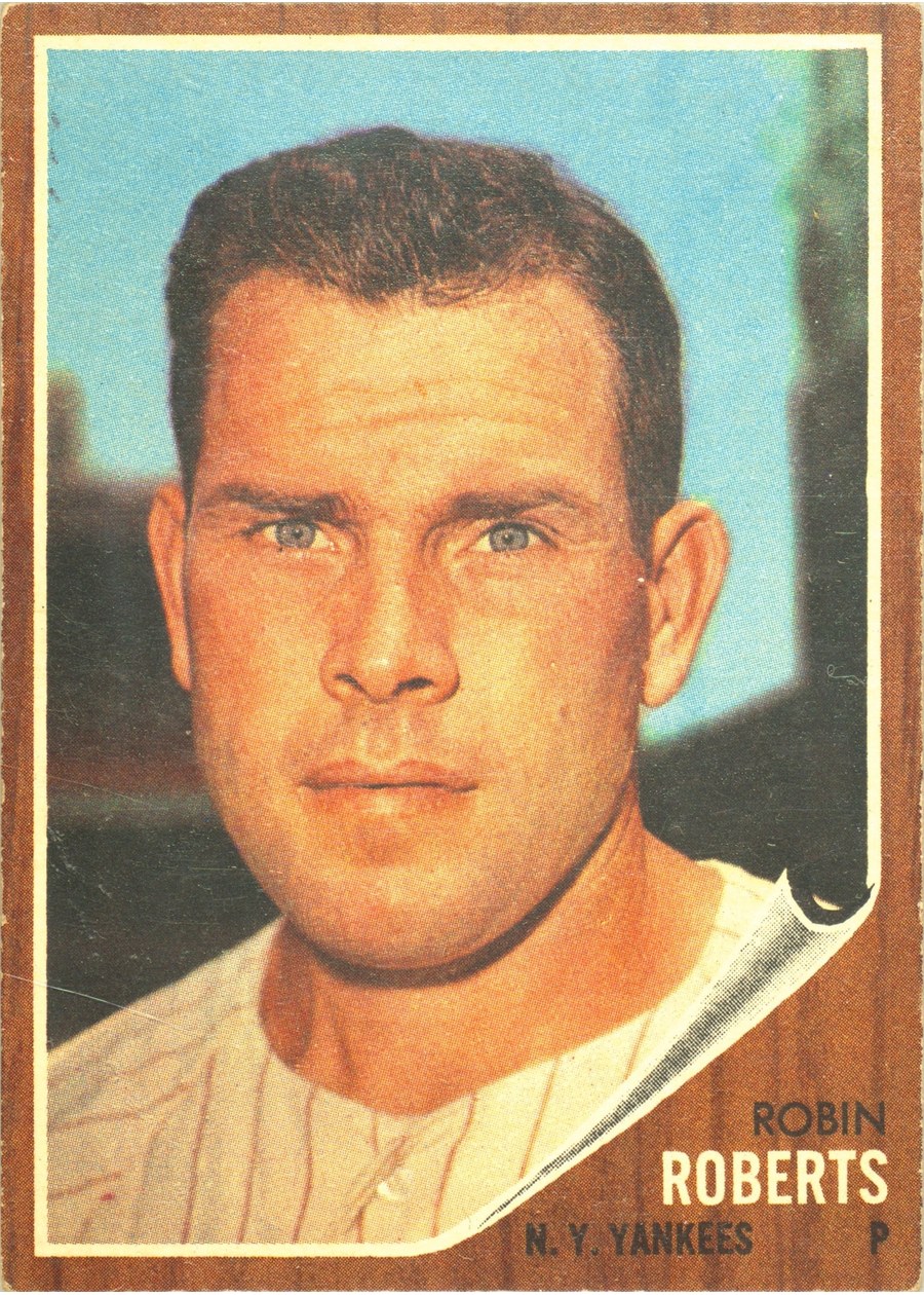 1962 Topps #243 Robin Roberts, New York Yankees
