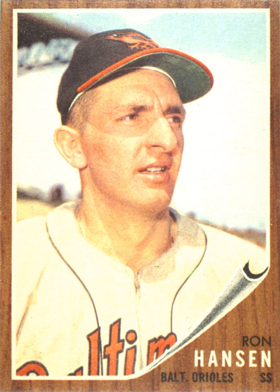 1962 Topps #245 Ron Hansen, Baltimore Orioles