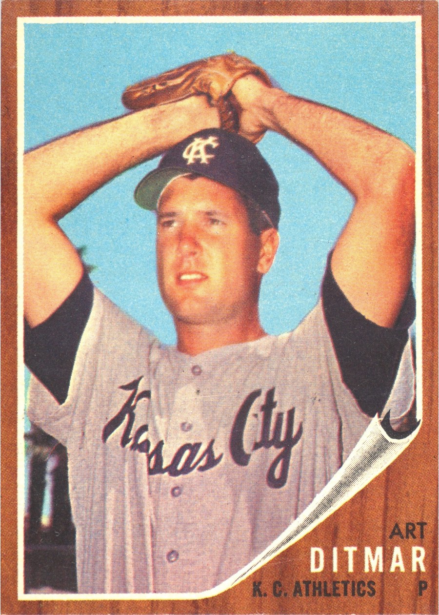 1962 Topps #246 Art Ditmar, Kansas City Athletics