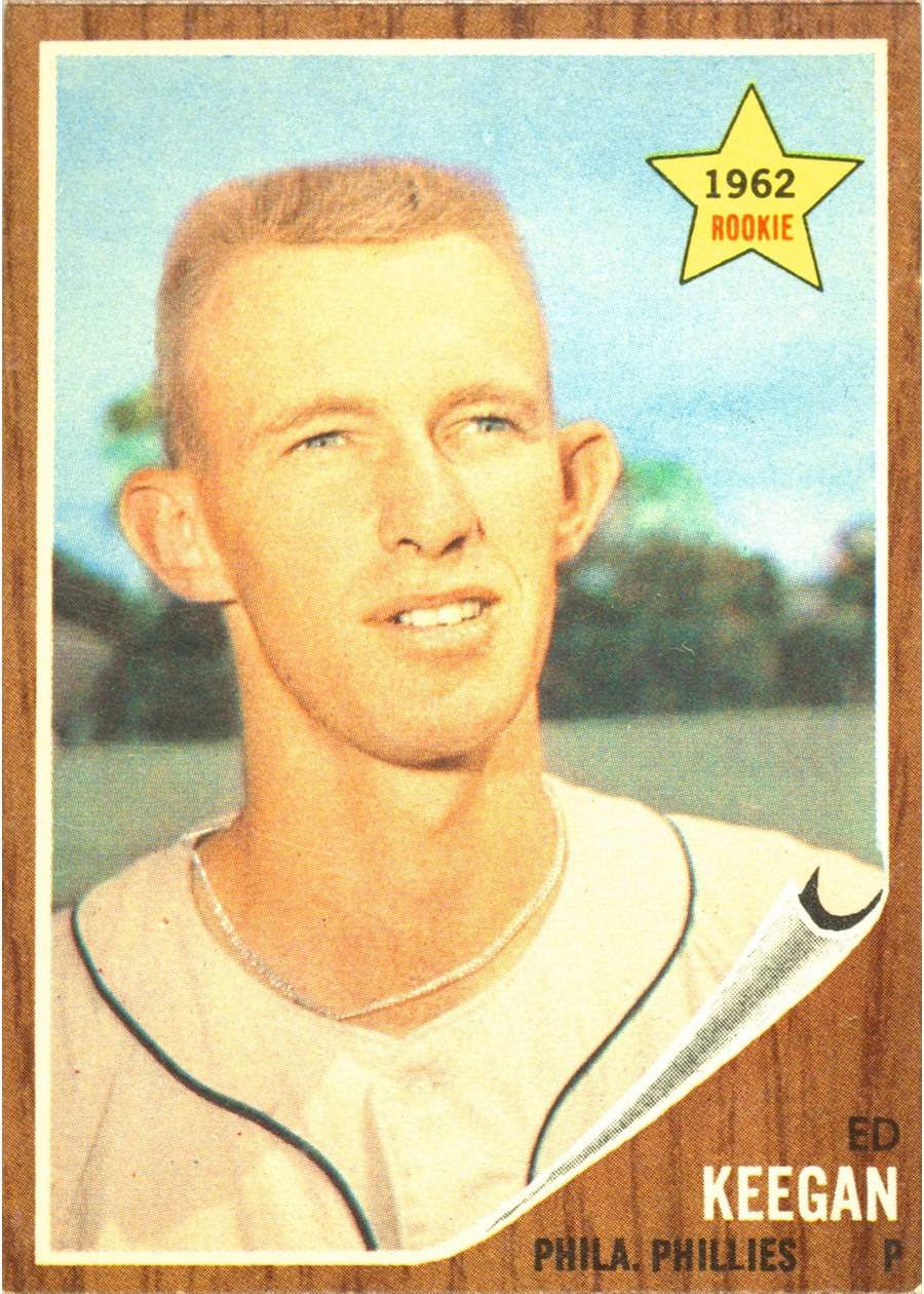 1962 Topps #249 Ed Keegan, Philadelphia Phillies