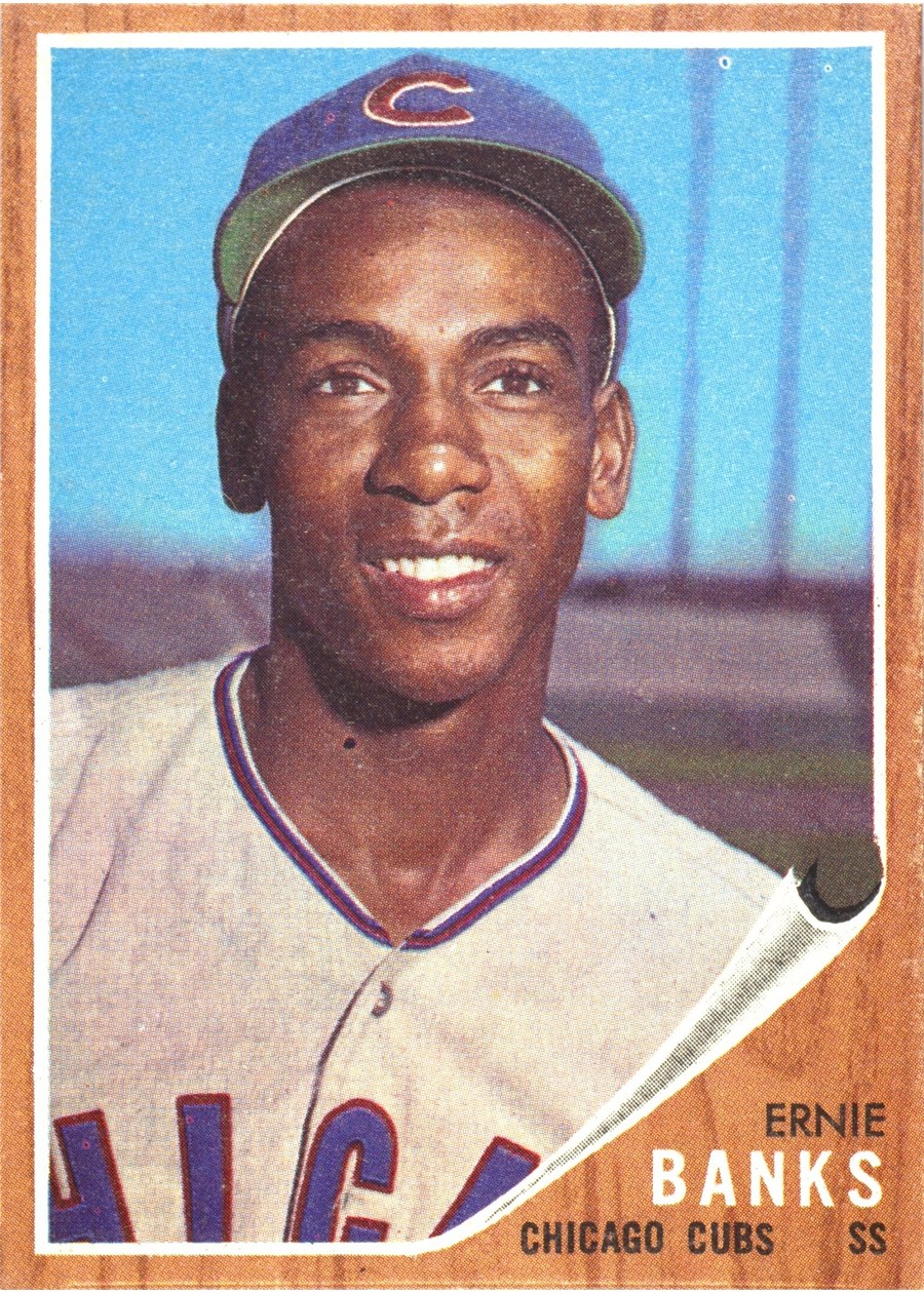 1962 Topps #25 Ernie Banks, Chicago Cubs