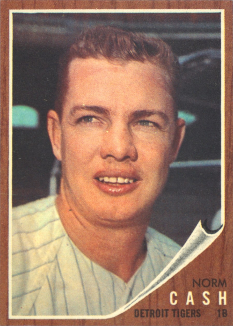 1962 Topps #250 Norm Cash, Detroit Tigers