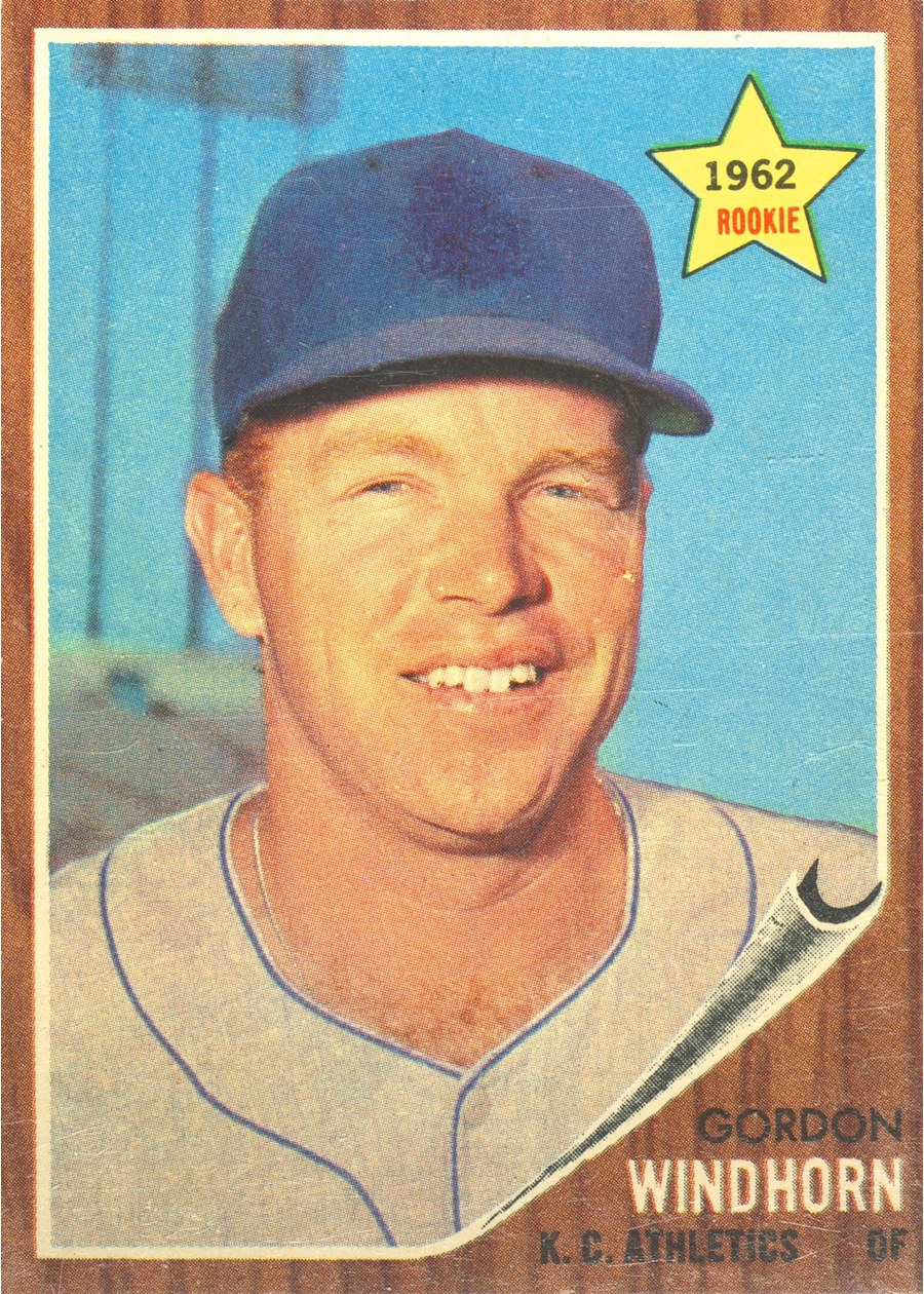 1962 Topps #254 Gordon Windhorn, Kansas City Athletics