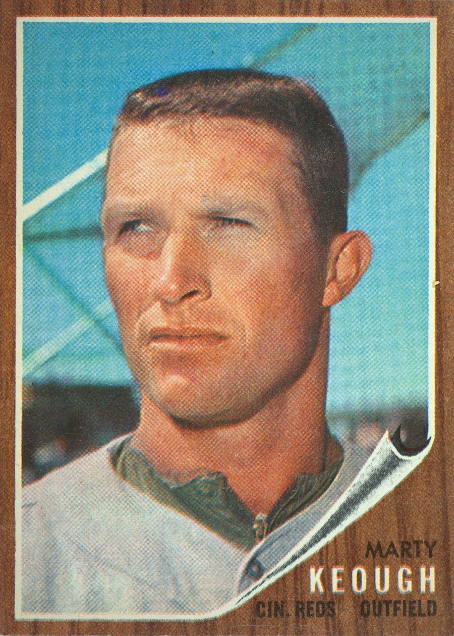 1962 Topps #258 Marty Keough, Cincinnati Reds