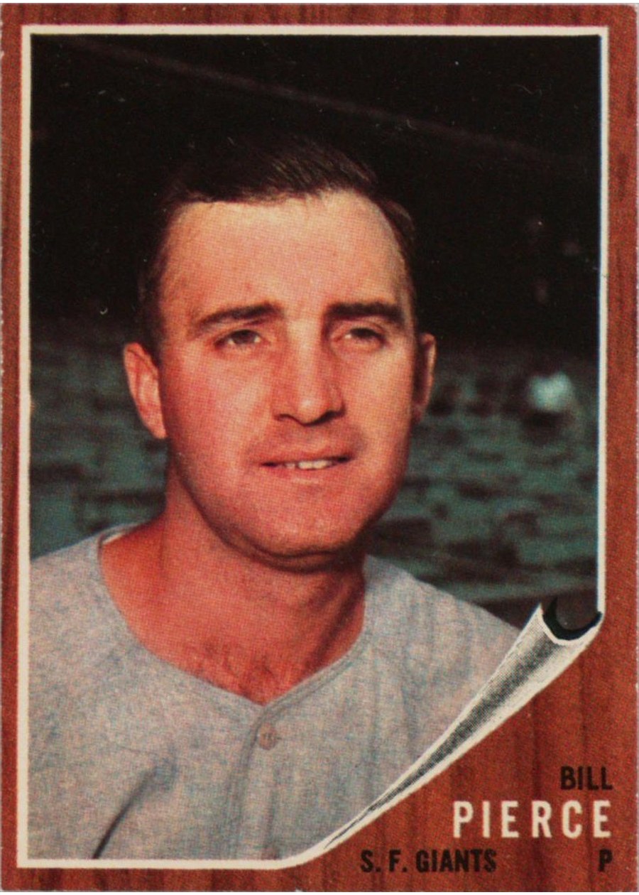 1962 Topps #260 Bill Pierce, San Francisco Giants