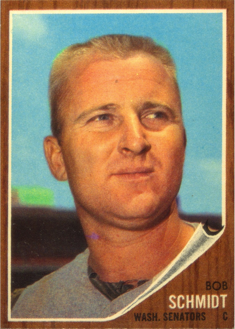 1962 Topps #262 Bob Schmidt, Washington Senators