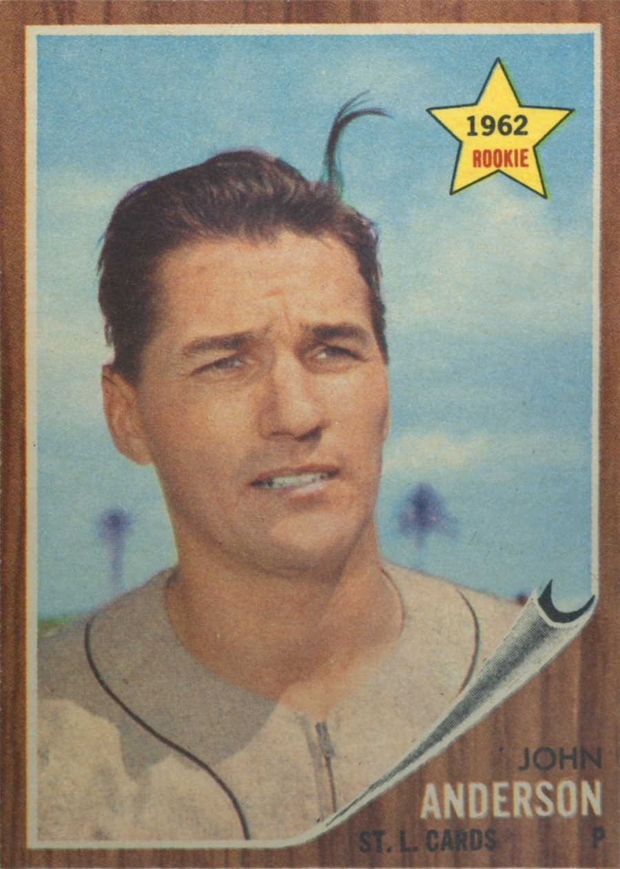 1962 Topps #266 John Anderson, St. Louis Cardinals