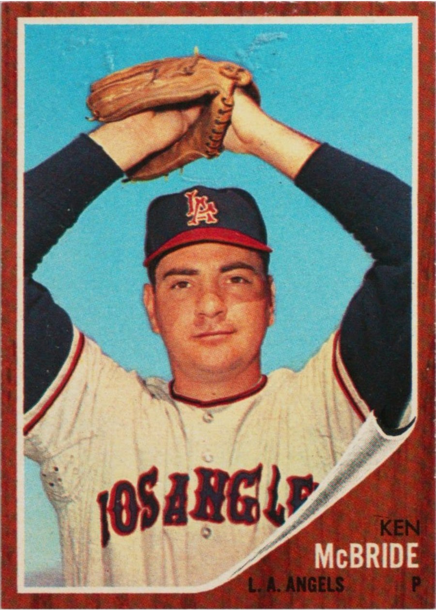 1962 Topps #268 Ken McBride, Los Angeles Angels