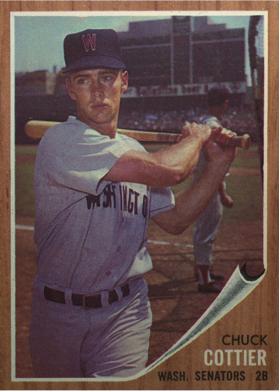 1962 Topps #27 Chuck Cottier, Washington Senators
