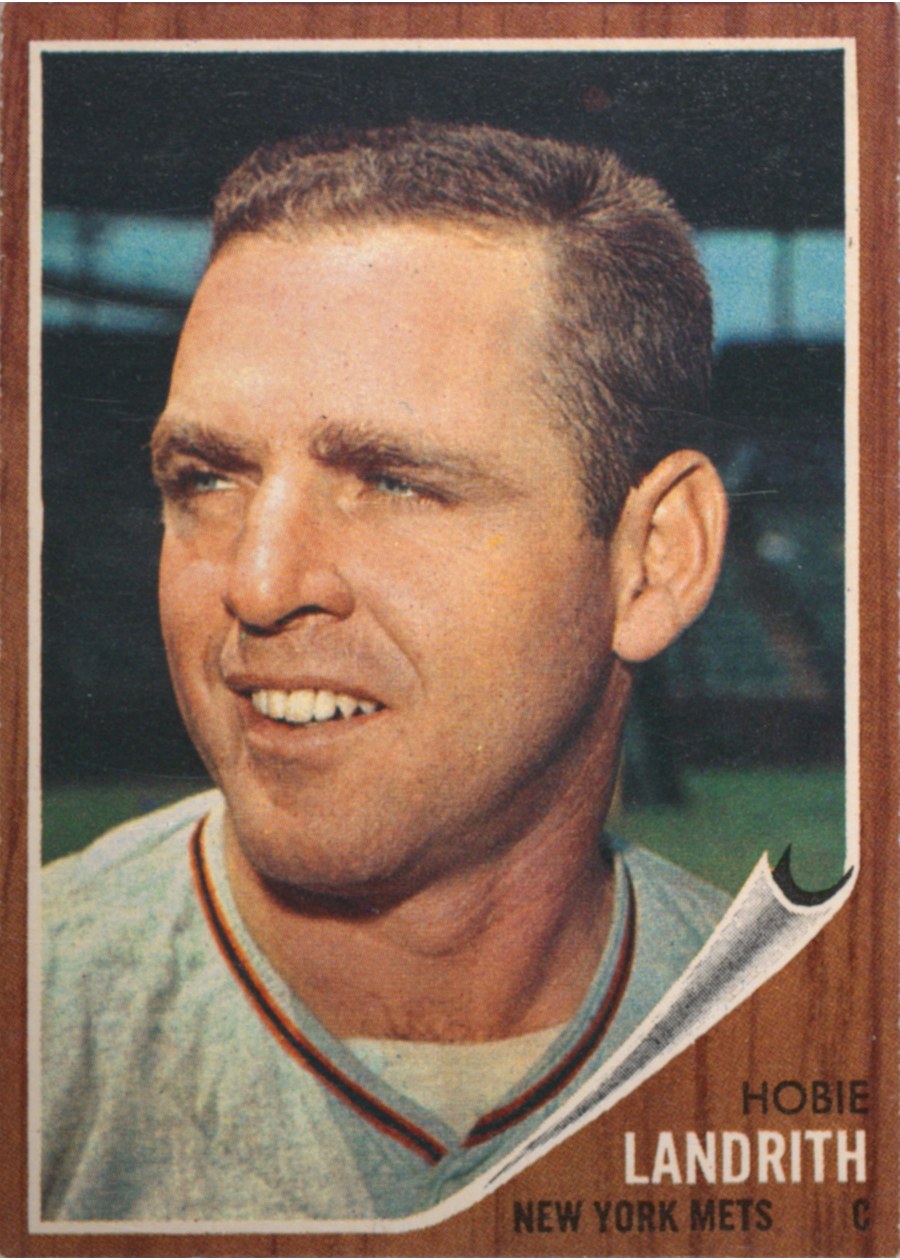 1962 Topps #279 Hobie Landrith, New York Mets