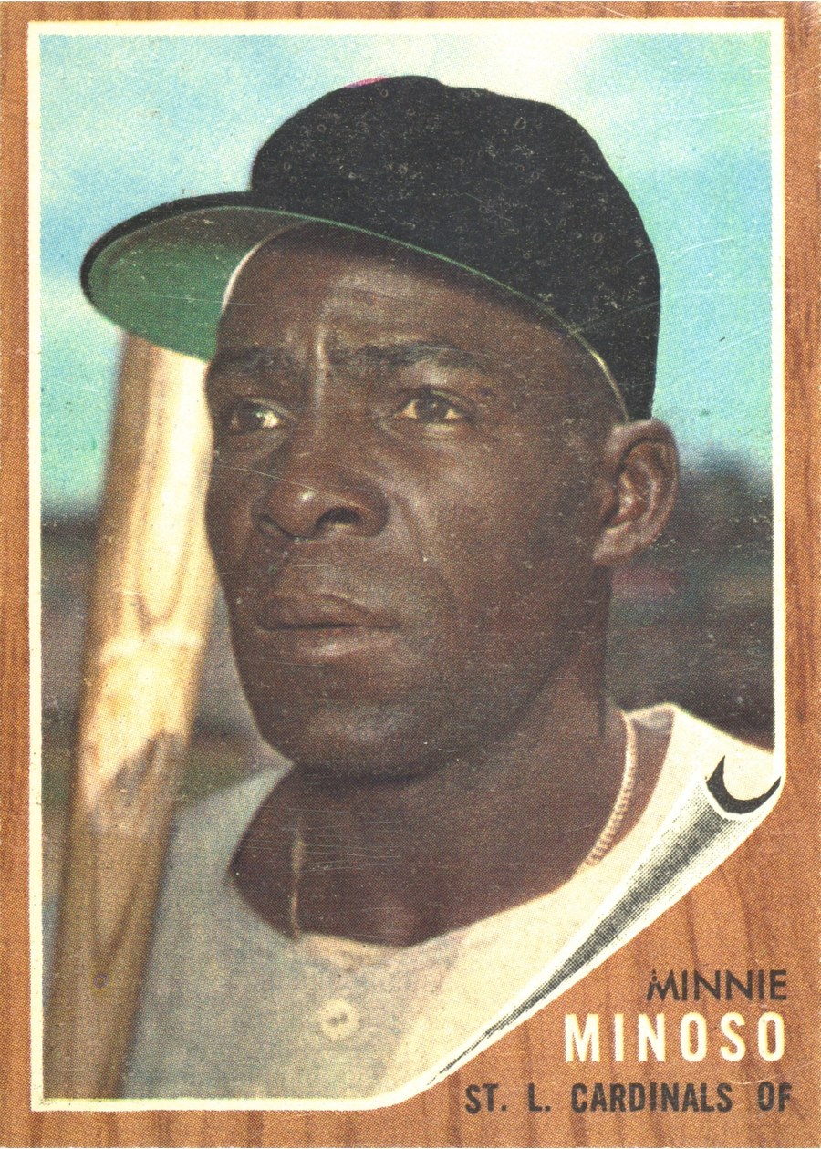 1962 Topps #28 Minnie Minoso, St. Louis Cardinals