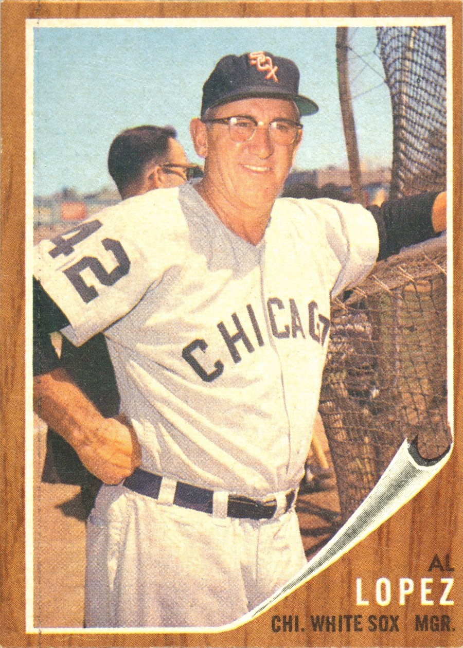 1962 Topps #286 Al Lopez, Chicago White Sox
