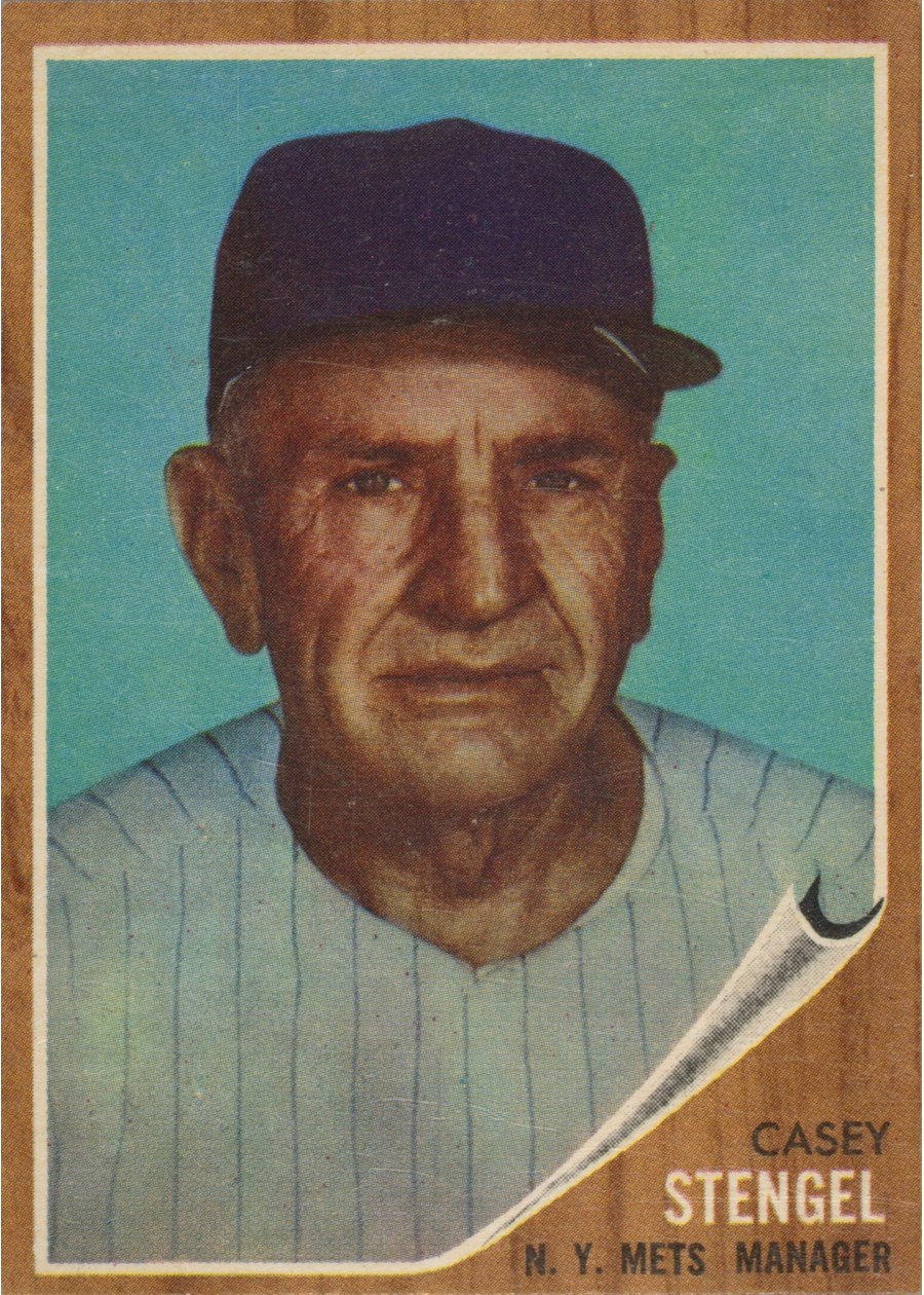 1962 Topps #29 Casey Stengel, New York Mets