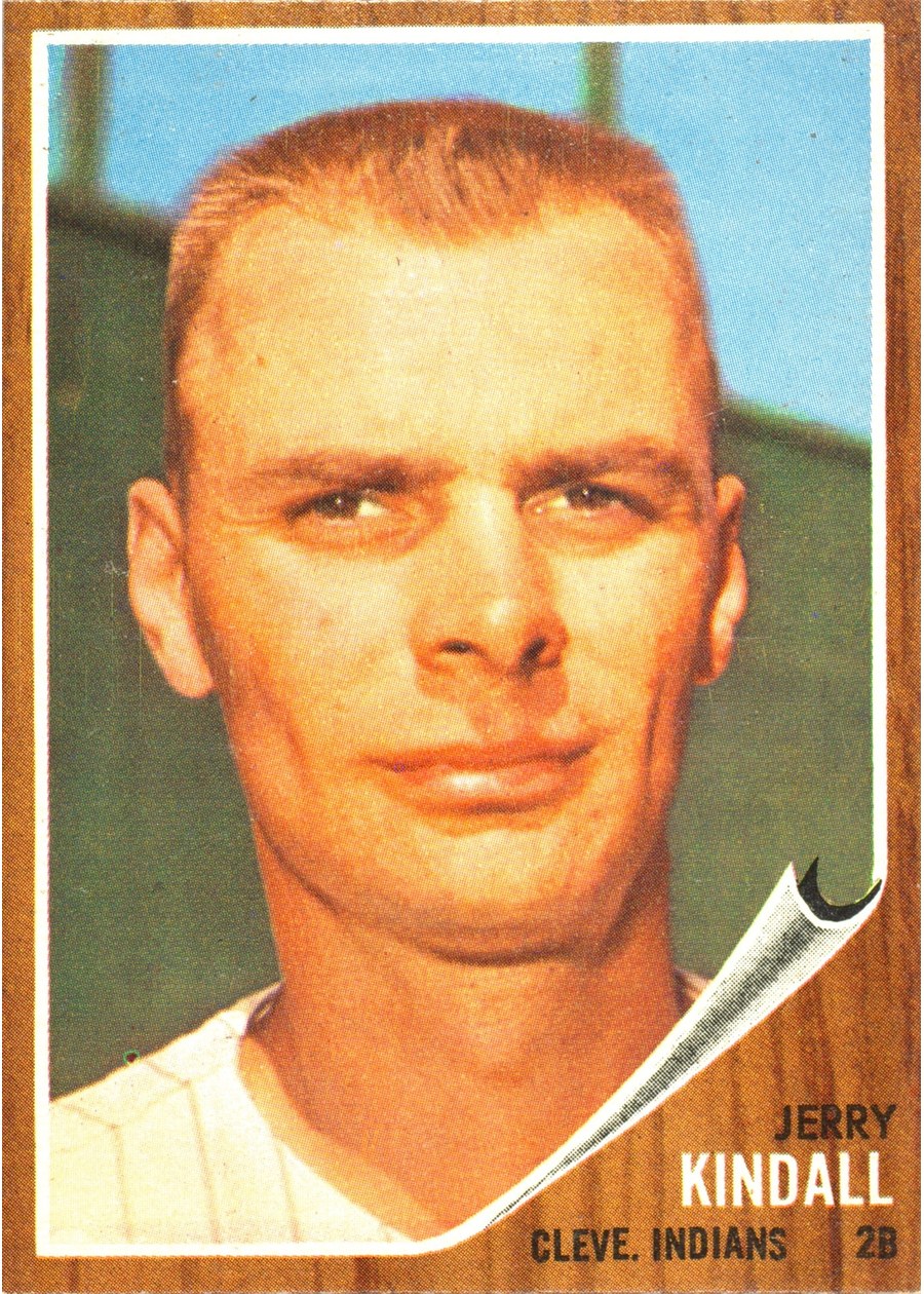 1962 Topps #292 Jerry Kindall, Cleveland Indians