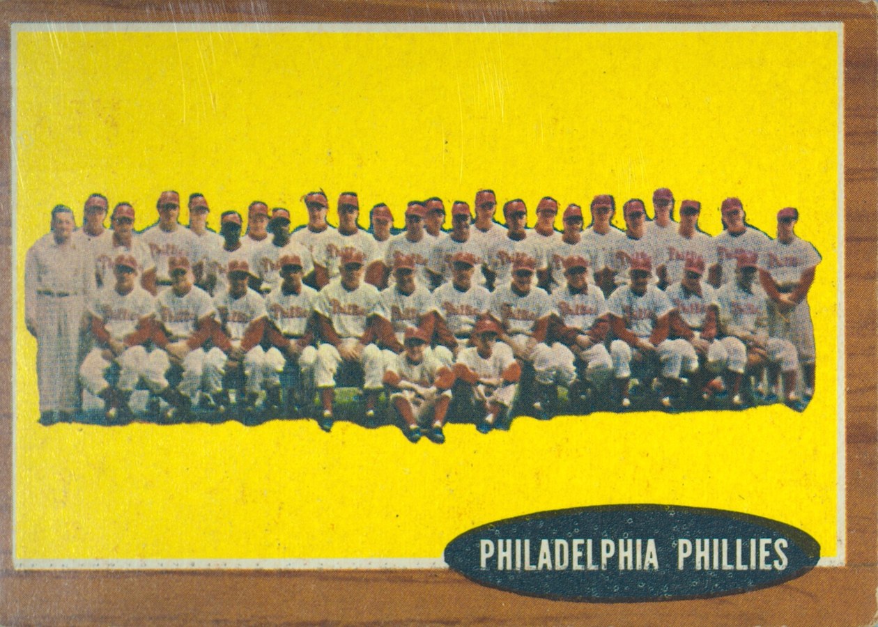 1962 Topps #294 Philadelphia Phillies Team