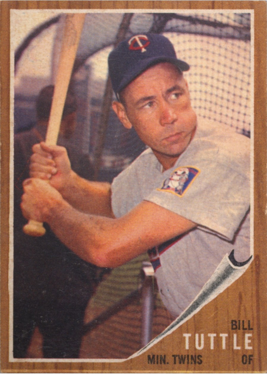 1962 Topps #298 Bill Tuttle, Minnesota Twins