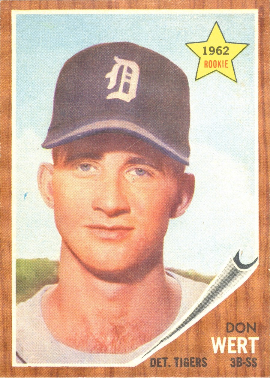 1962 Topps #299 Don Wert, Detroit Tigers