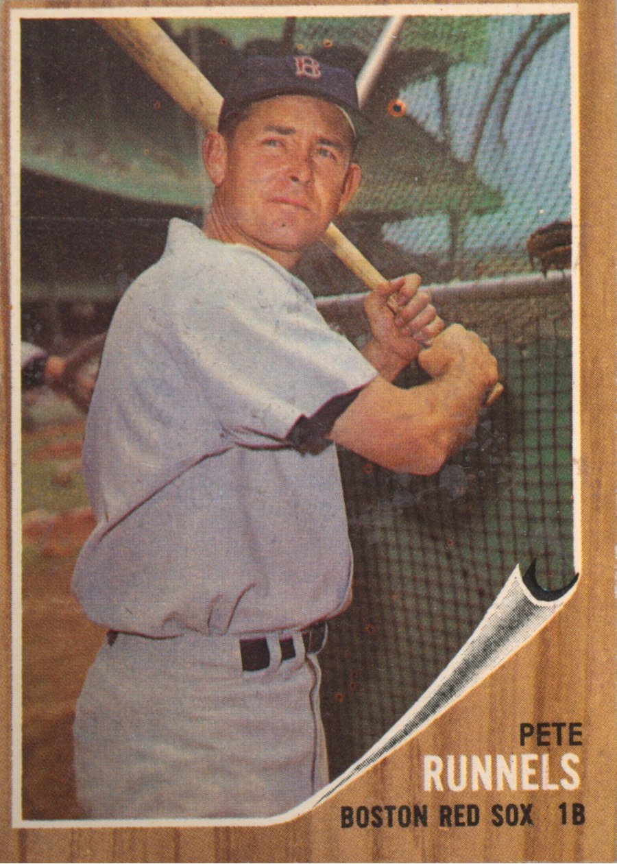 1962 Topps #3 Pete Runnels, Boston Red Sox