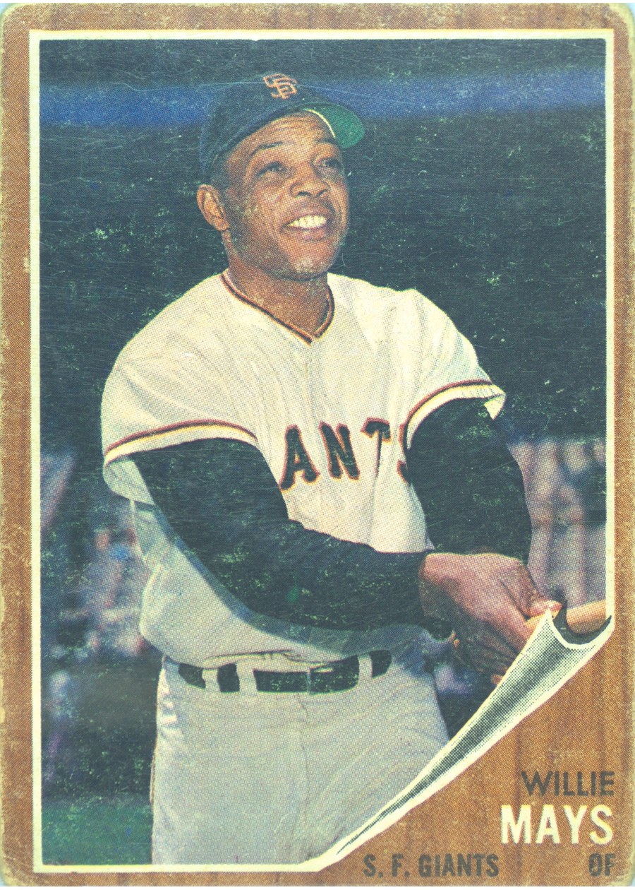 1962 Topps #300 Willie Mays, San Francisco Giants