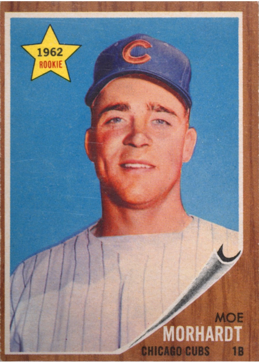 1962 Topps #309 Moe Morhardt, Chicago Cubs