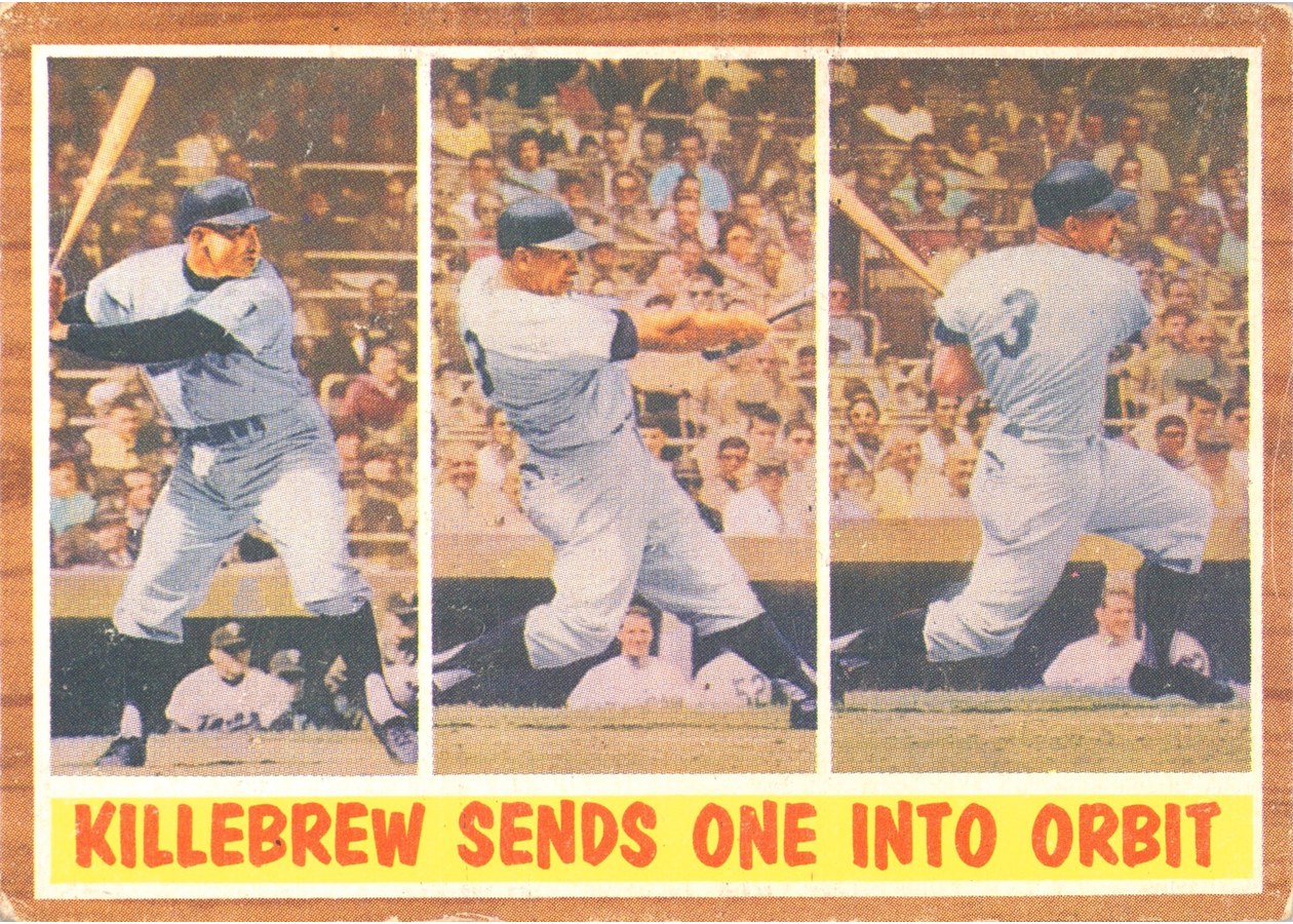1962 Topps #316 Harmon Killebrew, Minnesota Twins