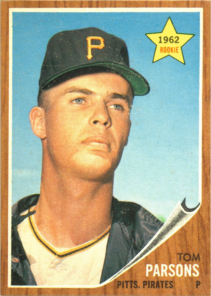 1962 Topps #326 Tom Parsons, Pittsburgh Pirates