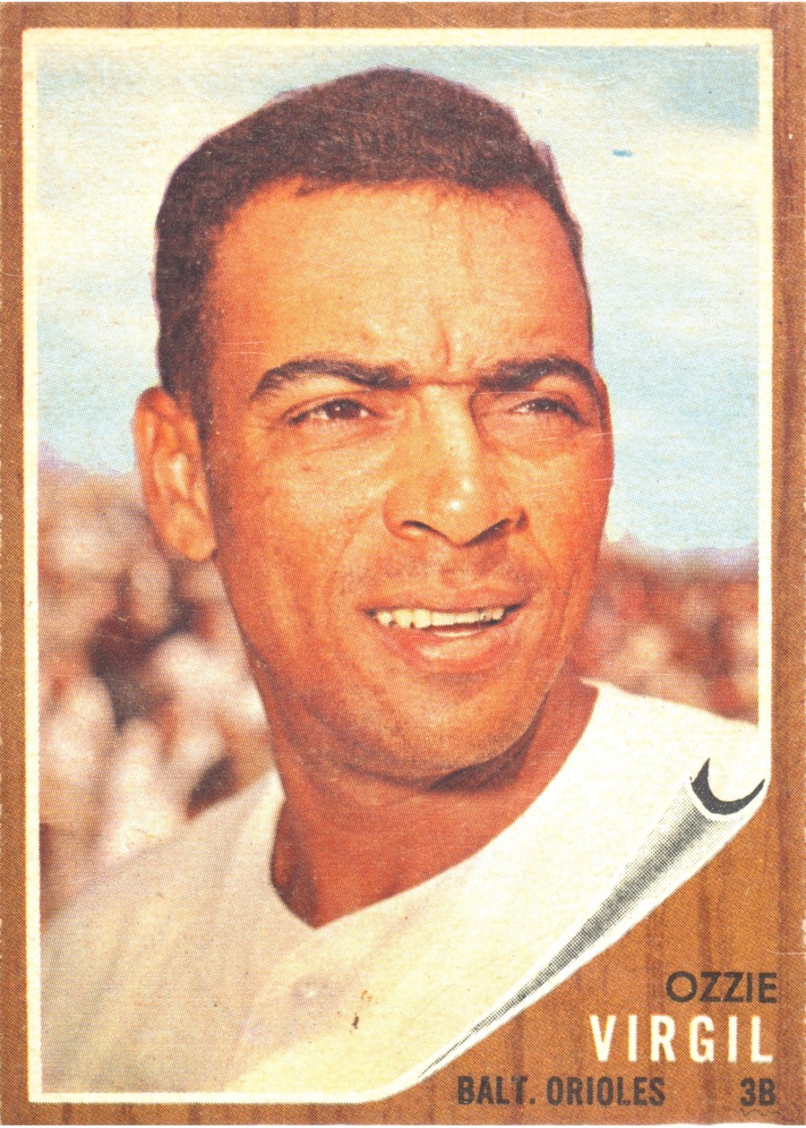 1962 Topps #327 Ozzie Virgil, Baltimore Orioles