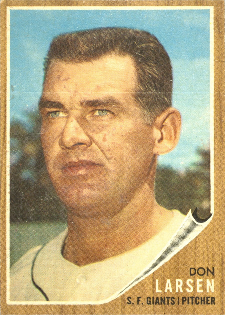 1962 Topps #33 Don Larsen, San Francisco Giants