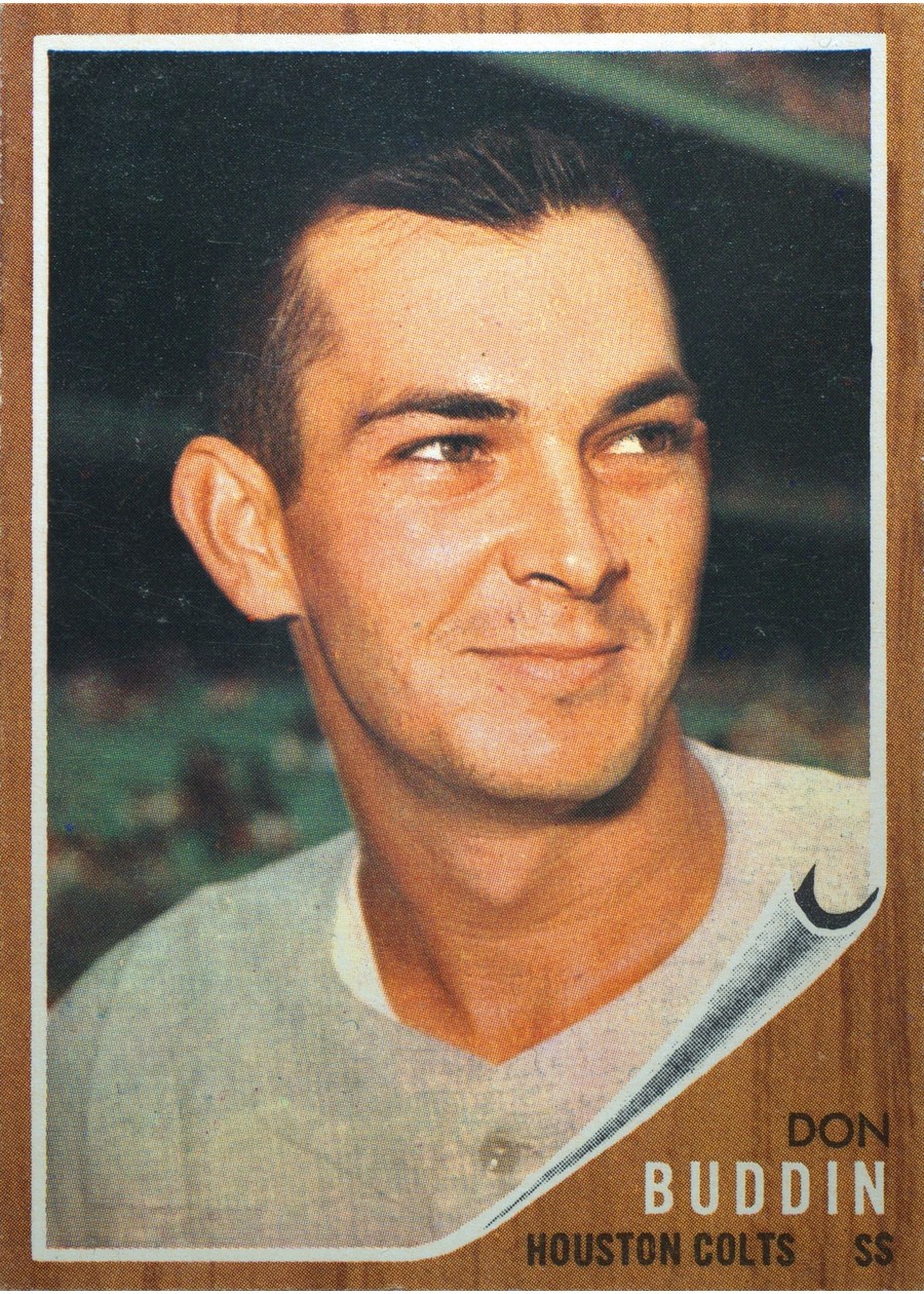 1962 Topps #332 Don Buddin, Houston Colt .45's